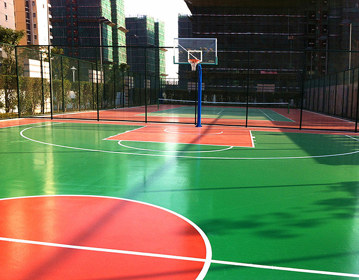 硅PU籃球場 硅PU籃球場