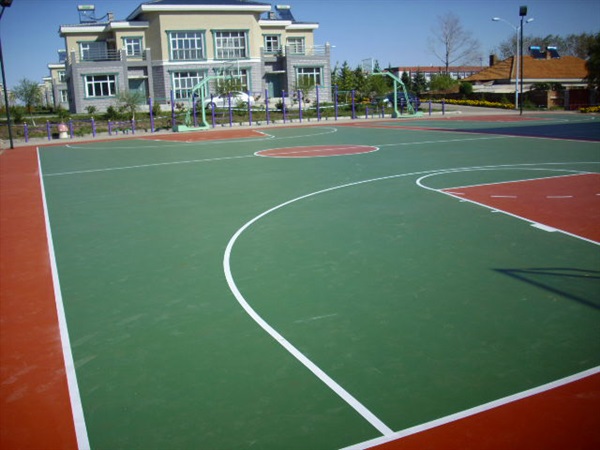 鹽城師范學(xué)院塑膠籃球場